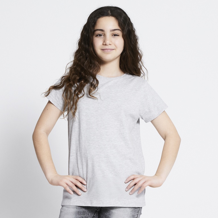 Basic tee "Filippa star" Grey Melange
